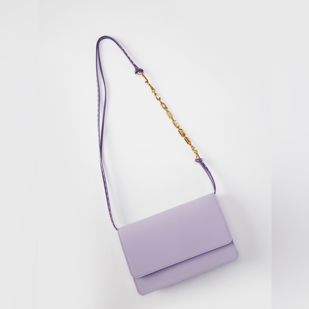 Jacquemus Le Sac Rivera lavender shoulder bag